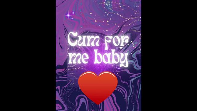 Cum for me baby video from BimboBambi