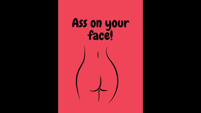 Ass on your face video from BimboBambi