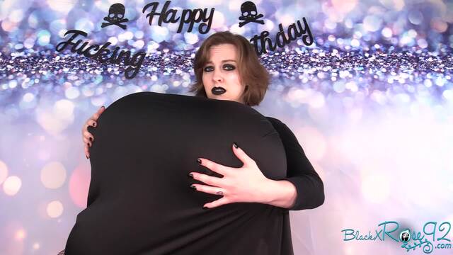 Bloated Birthday Body Inflation video from BlackxRose92