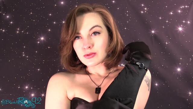 Long Black Satin Gloves video from BlackxRose92