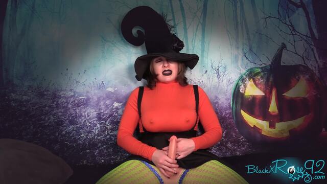 Misspelled: The Woopsie Witch Gets A Clit Dick video from BlackxRose92