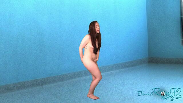 A Little Scientific Embarrassment: Naked Female Scientist Shrinks Out Of Her Clothes video from BlackxRose92