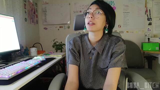 Femdom BJ then Cuckolds you w/ BBC Porn video from Boba Bitch