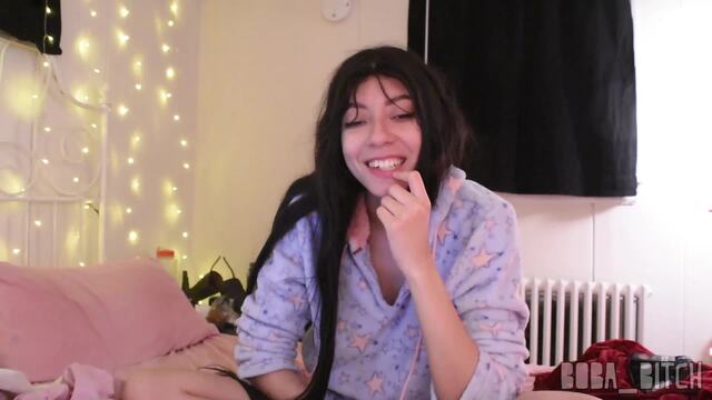 Breathplay and Cum Eating w/ Your step-Sister video from Boba Bitch