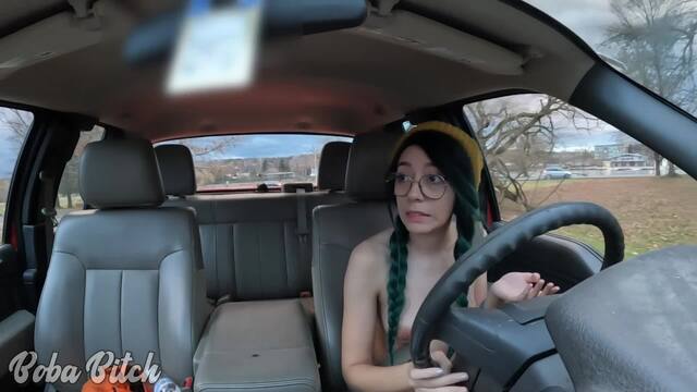 Driving 5 Miles from my Clothing & Masturbating in Public video