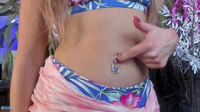 Blue Butterfly Belly Button Fingering video from 