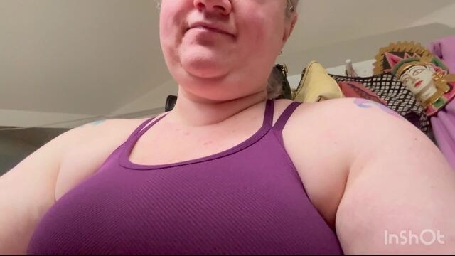 Cradling and christening adult babe with spit video from GreenEyedFreakyMom
