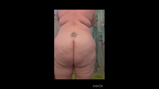 BBW butt clenching and thrusting video from GreenEyedFreakyMom
