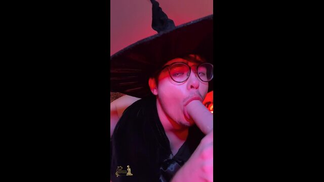 Wicked witch rides on Halloween video from Quillon Crown