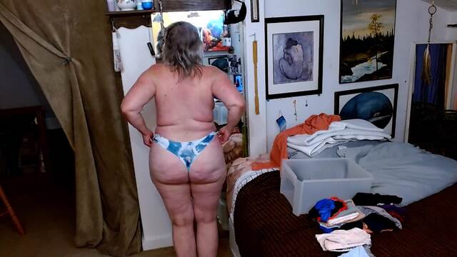 1339 December 2025 Panty Parade from Vintage Vixen DawnSkye1962 video from Dawn Skye