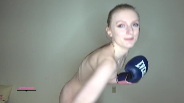 Boxing Gloves Masturbation and JOI video from DestinationKat