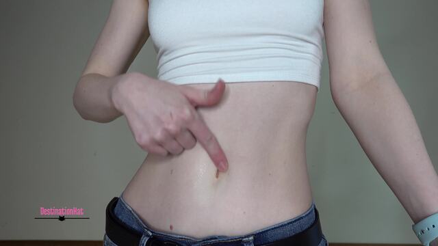 Special Belly Button Show video from DestinationKat