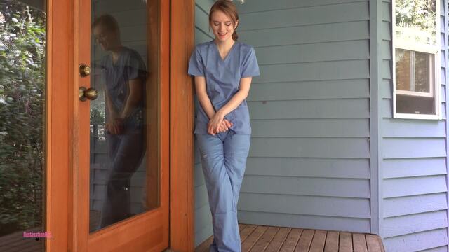 Wetting My Scrubs video from DestinationKat