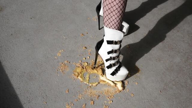 Crushing Food In My High Heels video from Tabatha Nicole