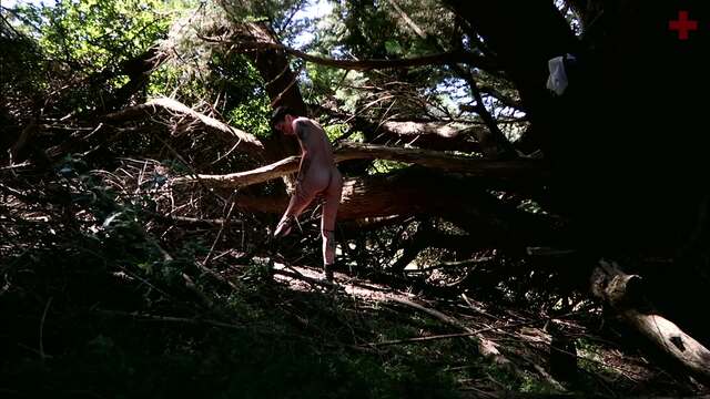 Masturbating in the forest - VOYEUR video from Eli Skye