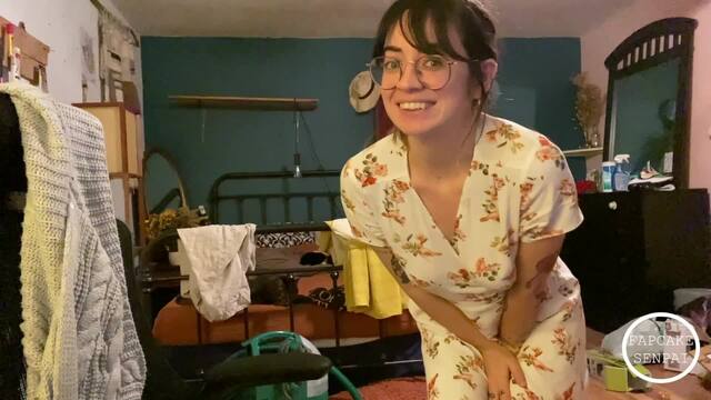 Desperately Showing off My Bladder Bloat video from Fapcakesenpai