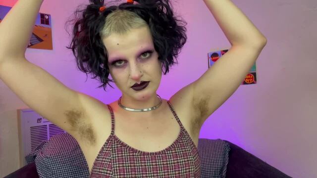 Armpit worship JOI ruined orgasm video from Friskyflowers