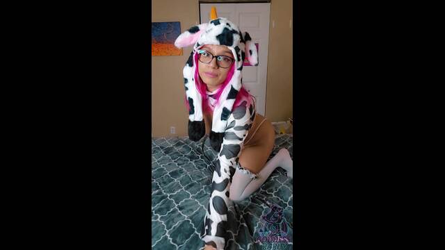 095-This horny cow needs to be milked video from Goddess Rarity
