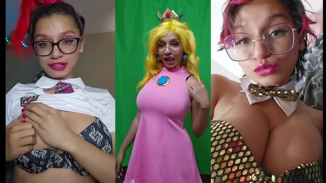 Goddess Rarity cosplaying peach video from Goddess Rarity