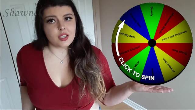 Wish List Wheel Game video from Goddess Shawna