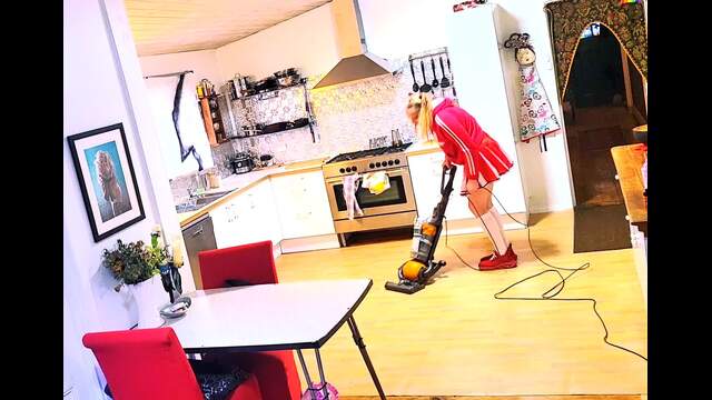 Bratty little Chores-Vacuuming video from HotKittyxxx