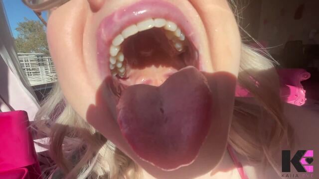 Femdom Valentine's Day Vore: Tiny Candy Thieves Squished, Crushed, Swallowed in Hawaiian Bikini Top video from Kaiia Eve