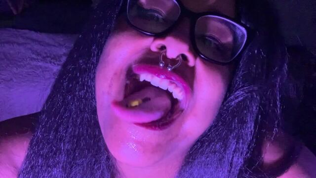 Lilith's Hard Vore Tongue Titillation video from Mother Void