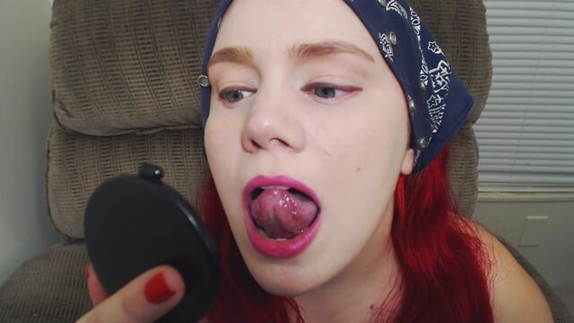 Lil Red's Mirror Mouth & Teeth Inspection video from Lilith Redmane