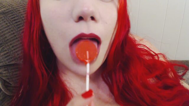 Lollipop Licking - Tongue & Mouth Fetish video from 