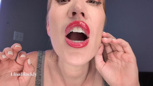 POV - Blasphemy/Cursing/Mouth Fetish video from Lina Blackly