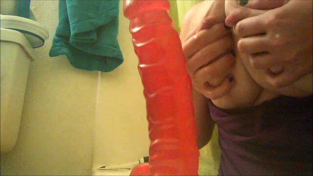 Lactating Madeline Bug Spraying Milk at Dildo 2015 video from Madeline Bug