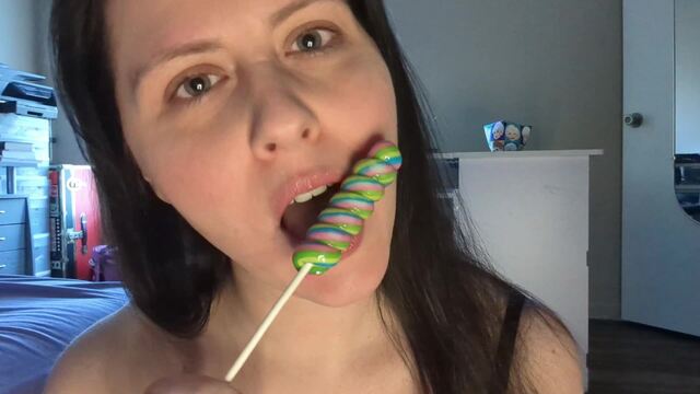 Licking you like candy video from Morgana Laveau