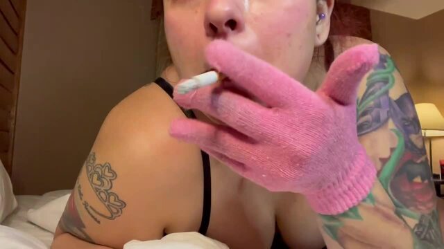 Human Ashtray with Gloves video from HosieM