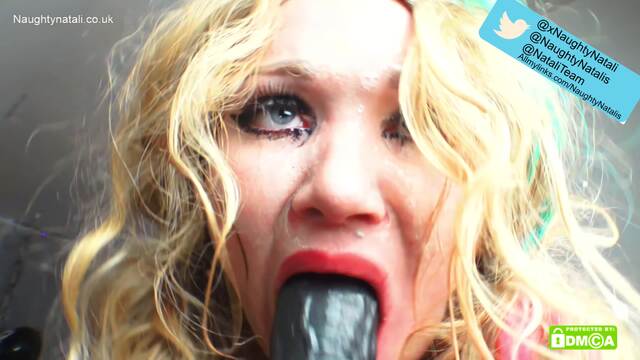 Japanese School Girl sloppy deepthroat - Halloweek 2019 video from Naughty Natali