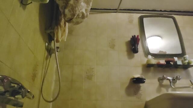 Super Stuffed & Bloated Belly Show followed by a Long Steamy Shower video from NicoleFetish