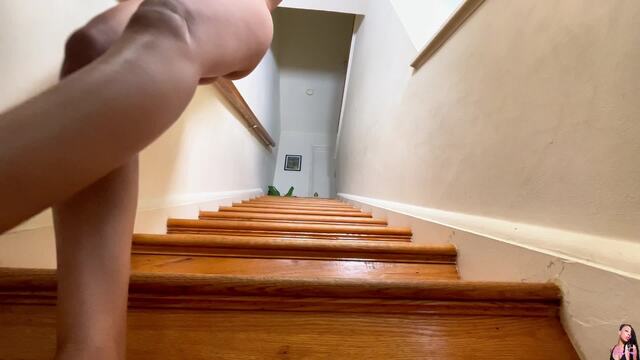 PF Walks Naked in the House Voyeur video from Pink Foxx