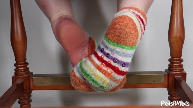 ShortLivedTyranny Under the Chair Sock Tease video from Pedsrmedsproductions