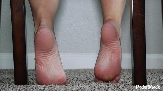 These Sweet Feet Bare Soles Under the Chair video from Pedsrmedsproductions