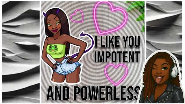 I Like You Impotent And Powerless video from Sasha Jinx Kinky Audio