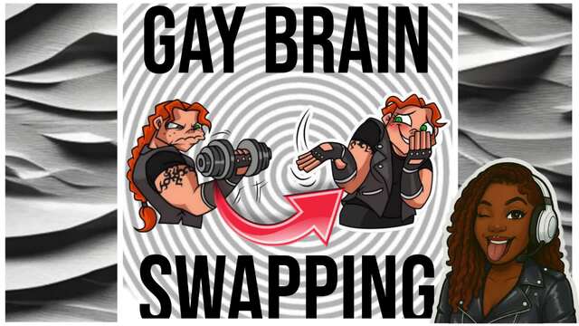 Gay Brain Swapping video from Sasha Jinx Kinky Audio