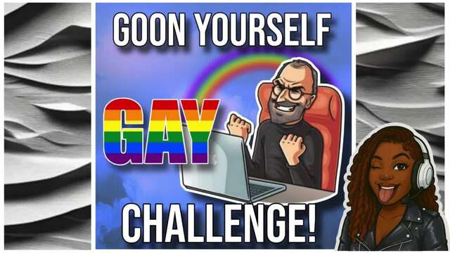 Goon Yourself Gay Challenge video from Sasha Jinx Kinky Audio