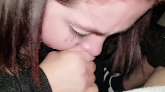 Makeup Smear Car Blowjob Facial - Remaster video from SexyNEBBW