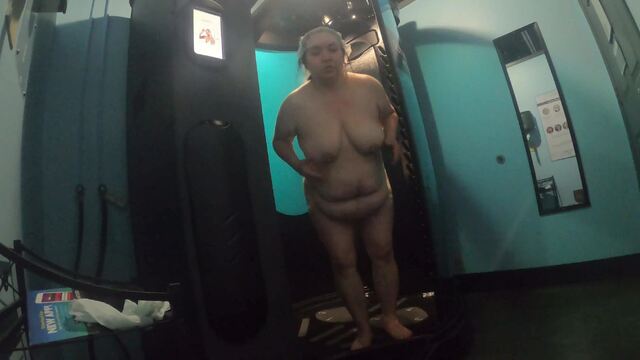 Sexy BBW Spray Tan video from SexyNEBBW