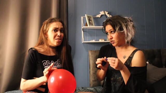 SluttySarah's GothGirlfriend SPH Helium Inhalation (ft OddDodd) video from 