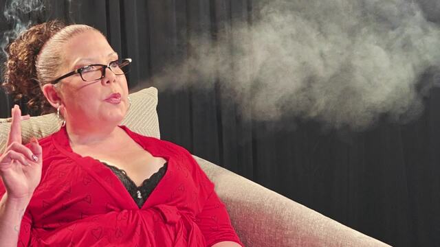 Slideshow #3 showing off my smoking fetish style video