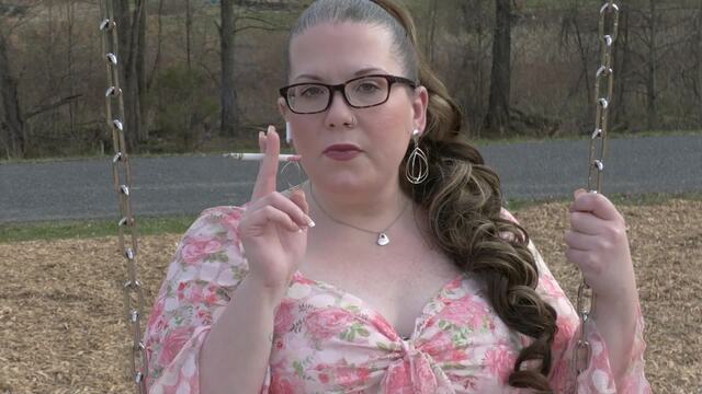 Enjoying a beautiful spring day smoking a VS 120 video from Brianna Rose