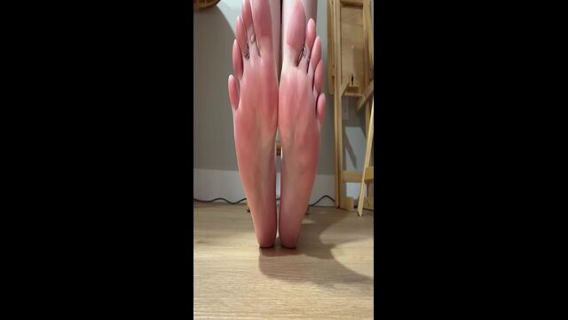 Sugargirlx2 Drips Lotion onto Her Feet and Sensually Rubs It in with Her Feet video from Sugargirlx2