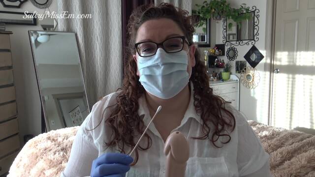 STI nurse does exam and swab video from SultryMissEm