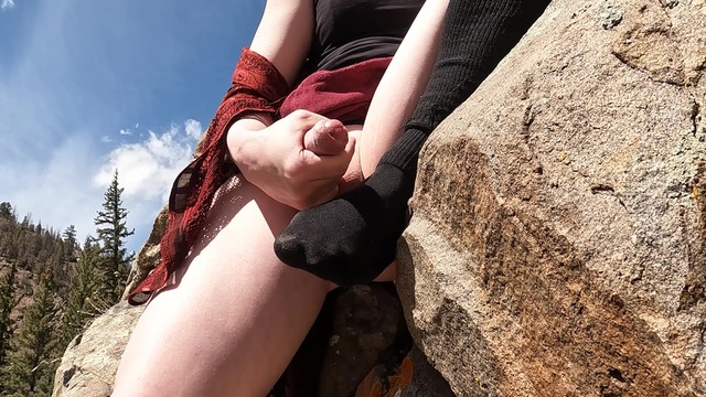 Over a Ledge video from SweetMadMuse