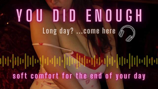 You Did Enough | Soft Domme GFE comfort audio for long days video
